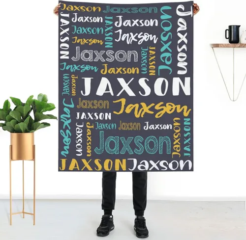 Vista 31 de Mantas de bebé personalizadas para niñas y niños con nombre, mantas de bebé personalizadas con nombre, mantas personalizadas para niños, artículos