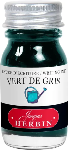 Vista 21 de Tinta para pluma estilográfica Herbin - Botella de 10 ml - Perle Noire