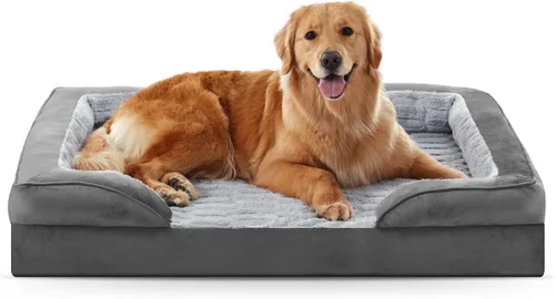 Vista 21 de FURTIME Cama Ortopédica para Perros para Perros Pequeños - Camas de Sofá para Perros Pequeños Lavables, Cama de Sofá de Espuma de Apoyo