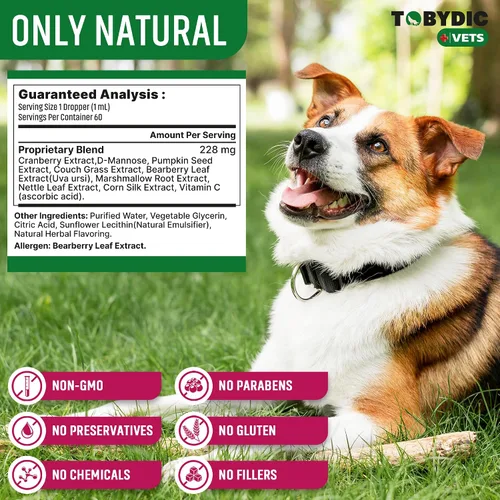 Vista 7 de Tratamiento de infecciones urinarias para gatos y perros y remedio para infecciones del tracto urinario con arándano y D-manosa - Medicina natural
