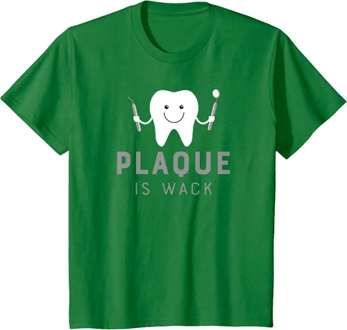 Vista 34 de Plaque is Wack Funny Dental Hygienist T-Shirt Asphalt Grey