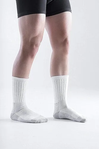 Vista 5 de Calcetines de trabajo de punta de acero resistente para hombre, multipack, talla de zapatos de EE. UU. 9-12