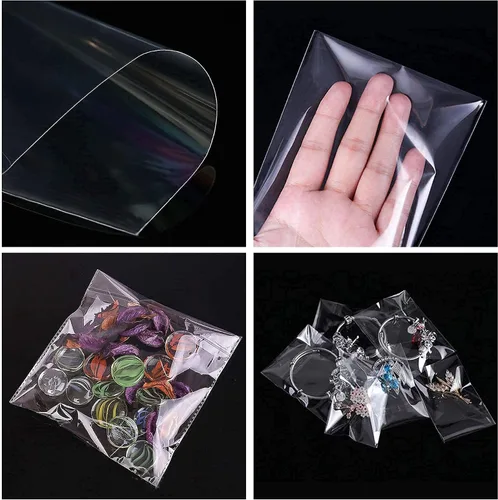 Vista 6 de Pequeñas bolsas transparentes resellables para violonchelo de 2 x 3 pulgadas, 500 bolsas adhesivas autosellantes para dulces, joyas, cuentas