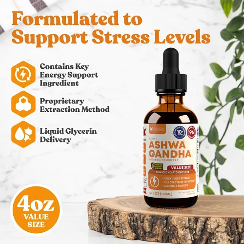 Vista 6 de Rejuvica Health Paquete de yodo activo + Ashwagandha activa de 4 onzas, paquete de apoyo de energía y estrés, entrega avanzada de líquidos