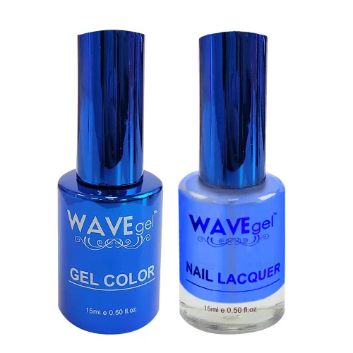 Vista 110 de WAVEGEL - Juego dúo de gel y esmalte de uñas a juego - Colección Royal - #001 ¡Blanco sobre blanco! I 0.5 onzas