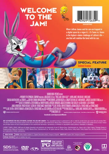 Vista 3 de Space Jam A New Legacy (DVD)