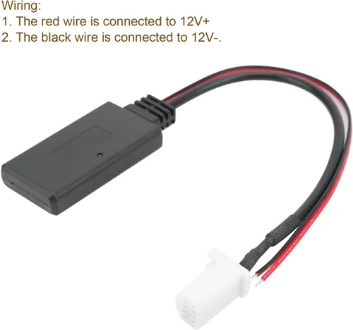 Vista 5 de Fydun Adaptador de cable auxiliar de audio para Swift Vitara Jimny 5.0 módulo de música MP3 AUX en adaptador de cable