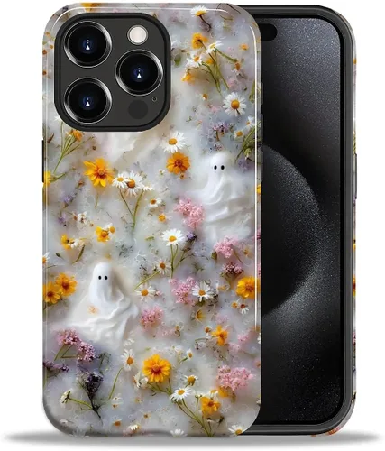 Vista 108 de ZHEGAILIAN Funda para iPhone 11, carcasa dura a prueba de golpes + silicona suave 2 en 1 híbrida, parachoques a prueba de caídas - Vidrio manchado