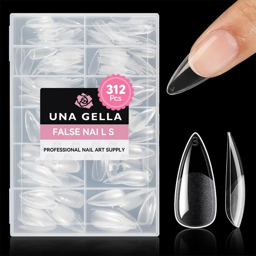 Vista 27 de UNA GELLA Pegamento de uñas de gel 6 en 1 para puntas de uñas transparentes