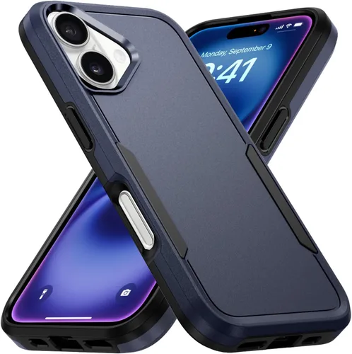 Vista 10 de Funda compatible con iPhone 11, protección resistente, a prueba de golpes, a prueba de caídas, a prueba de polvo, antiarañazos, para 11, color negro