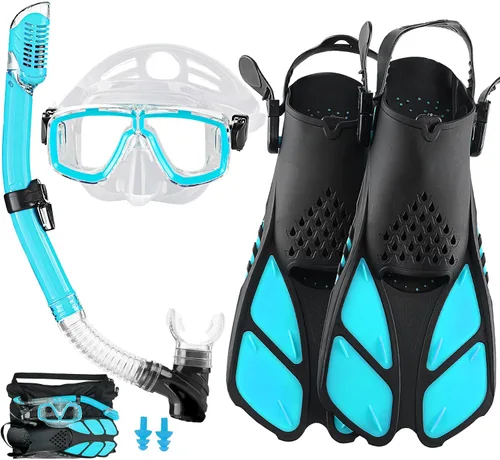 Vista 20 de Snorkeling Gear for Adults with Bag Anti-Fog Snorkel Sets for Travel