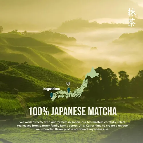 Vista 7 de Jade Leaf – Té verde en polvo, orgánico y japonés, de grado culinario supremo (el preferido por los Chefs y cafeterías para mezclar & hornear)