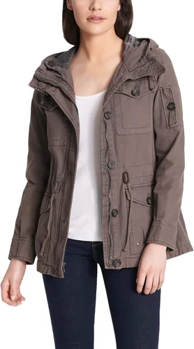 Vista 6 de Chaqueta Levi's de campo con cuatro bolsillos y capucha, de algodón para mujer (tallas estándar y grande)