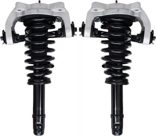 Vista 6 de Detroit Axle - Kit de puntales delanteros para Chrysler Sebring Dodge Stratus 99-00 Cirrus Plymouth Breeze 99-06, muelle helicoidal de 2 puntales