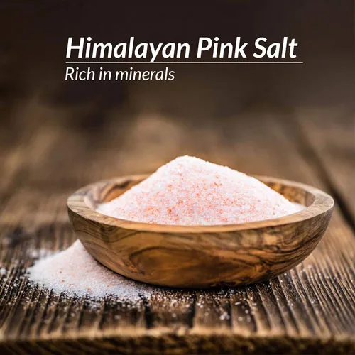 Vista 7 de Himalayan Chef - Sal rosa del Himalaya, grano fino, bolsa de 2 libras