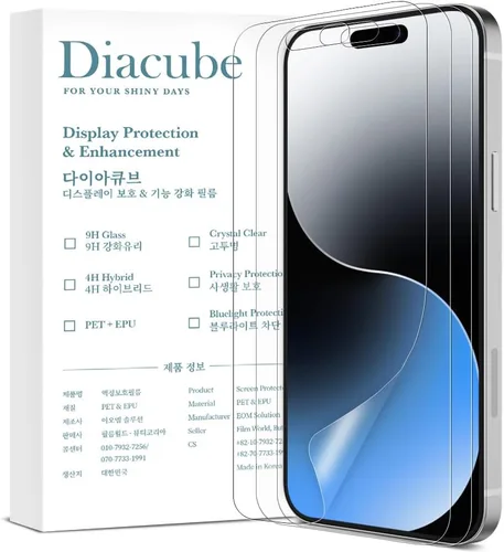 Vista 15 de Protector de pantalla mate antideslumbrante para iPhone SE 3/SE 2/8/7/6 [paquete de 3] película de EPU PET resistente a la rotura, antihuellas