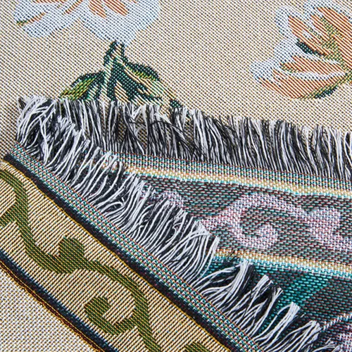 Vista 9 de Mantas Boho Reversibles Mantas Tejidas Cubiertas Hippie para Sofá Cama Sillón Reclinable Sofá Tapiz Bohemio Protector de Muebles Colorido