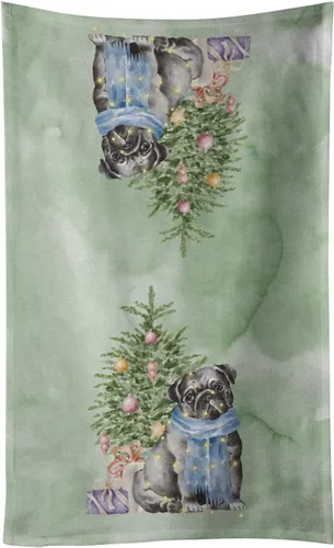Vista 68 de Caroline's Treasures Toalla de cocina Christmas English Bulldog #2, 15 X 28, multicolor