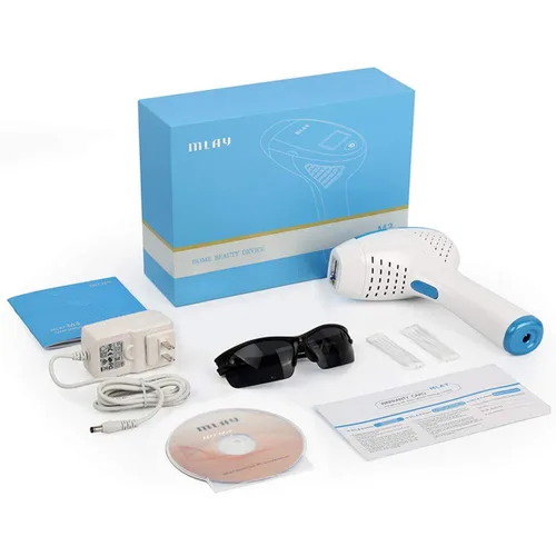 Vista 6 de MLAY T1 - Sistema de depilación facial y corporal - Dispositivo de depilación IPL permanente sin dolor para mujeres y hombres - No se requiere gel