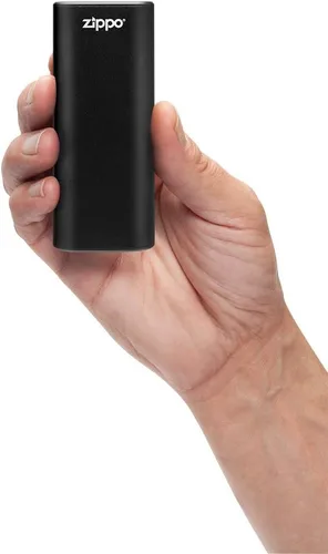 Vista 4 de Zippo Calentador de manos recargable HeatBank 6 plateado Negro