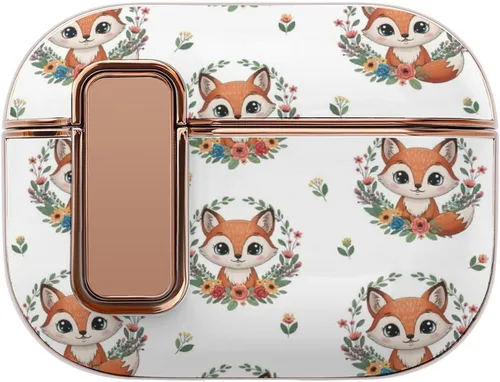 Vista 14 de Plastic Cover Compatible with Airpods Pro 2 Case Butterfly, Protective Skin with Lock