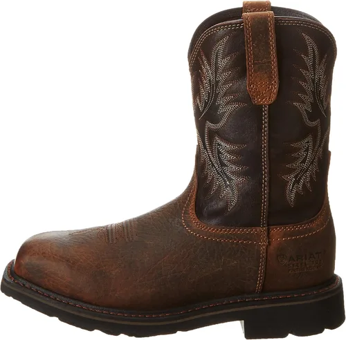 Vista 7 de Ariat Botas de trabajo Sierra de punta cuadrada ancha para hombre resistente a pinchazos