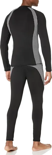 Vista 2 de MeetHoo mens Thermal Underwear Set for Men Long Johns Base Layer Winter Ski Hunting Cold Gear Warm Top Bottom