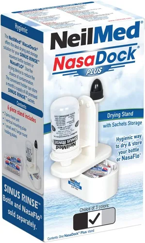 Vista 7 de NeilMed Soporte NasaDock Plus, negro