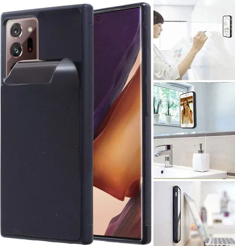 Vista 7 de Funda de teléfono celular para iPhone 11, funda de gravedad adherente en superficie plana lisa antigravedad, cubierta protectora negra iPhone 11