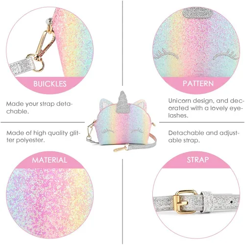 Vista 7 de Mibasies - Regalos de unicornio - Bolsa para niñas