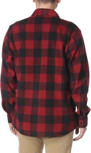 Vista 3 de Wrangler Authentics - Camisa de tela polar resistente de manga larga para hombre