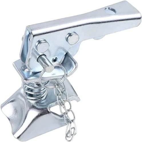 Vista 15 de NBJINGYI Acoplador recto de remolque con bola de 1-7/8 pulgadas, canal de 2-1/2 pulgadas de ancho, 2000 LBS Acoplador de lengua de remolque Fits