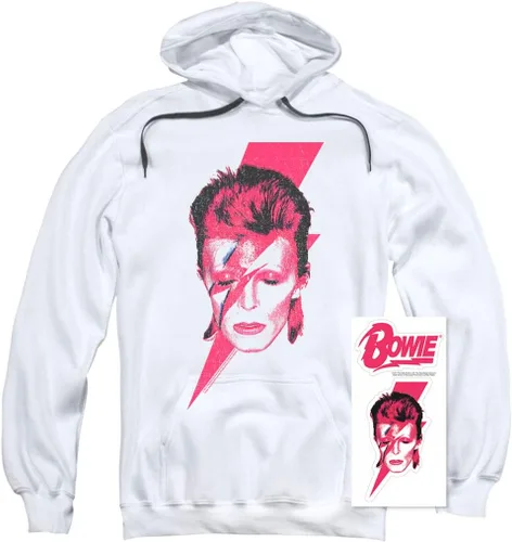 Vista 2 de David Bowie Aladdin Sane Álbum Art Pullover Sudadera con capucha y pegatinas