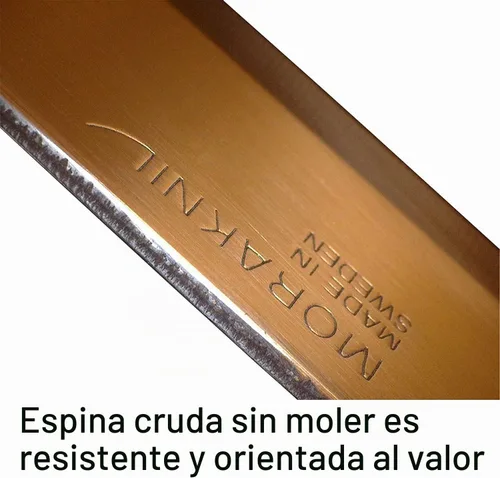 Vista 3 de Morakniv Companion Cuchillo de hoja fija de acero al carbono con funda