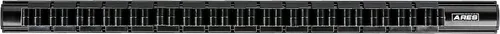 Vista 7 de ARES 62026 - Soporte para herramientas de mano negro de 16.5 pulgadas, riel de aluminio almacena hasta 16 destornilladores o herramientas pequeñas