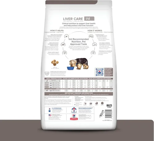 Vista 2 de Hill's Prescription Diet l/d Cuidado del hígado Alimento seco para perros
