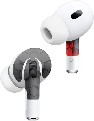 Vista 2 de MightySkins - Fundas compatibles con Apple AirPods Pro 2 - Hex de dos tonos Funda protectora de vinilo duradera y única Fácil de aplicar, quitar