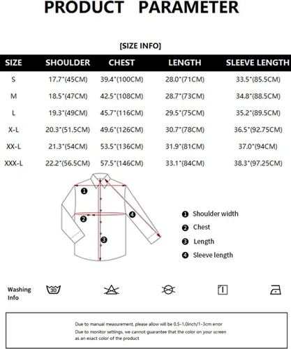 Vista 7 de ZEROYAA Camisas de vestir de manga larga con botones y estampado 3D para hombre, diseño urbano