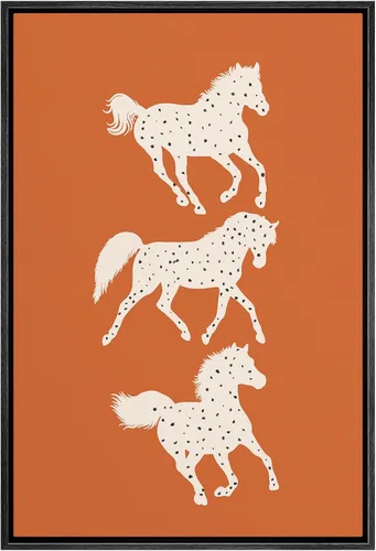 Vista 39 de SIGNWIN Lienzo enmarcado para pared, decoración de habitación preparada, alfombra de piel de guepardo africano, bosquejo, naturaleza, desierto