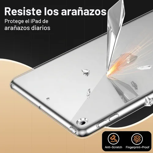 Vista 5 de JETech Funda transparente para iPad 6ª/5ª generación de 9.7" (2018/2017), transparente