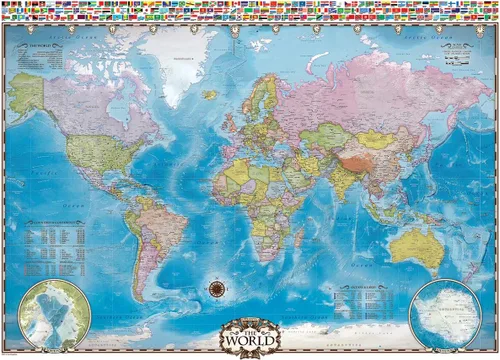Vista 2 de EuroGraphics Puzzle de mapa del mundo (1000 piezas)