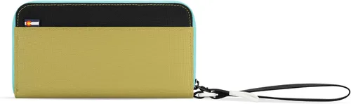 Vista 45 de Sherpani Tulum, cartera grande de nailon con cremallera alrededor, cartera con tarjetero organizador para mujer