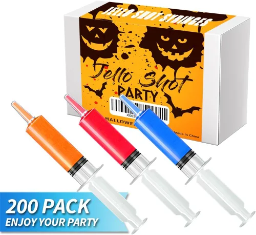 Vista 3 de Paquete de 100 jeringas con tapa de punta, jeringas de 20ml (0.68 fl oz) sin BPA