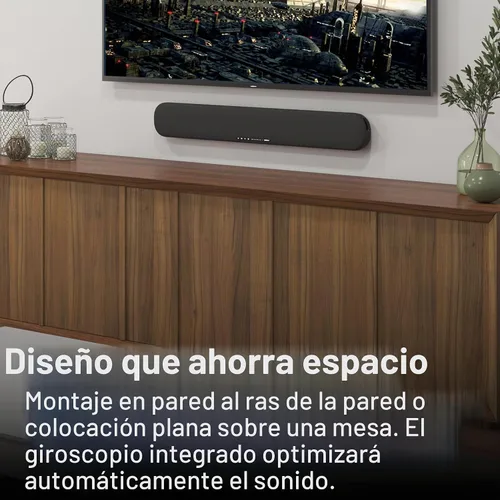 Vista 8 de Yamaha Audio SR-B20A Barra de sonido con subwoofers integrados y Bluetooth, negro