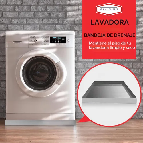 Vista 2 de DR. Bandeja de drenaje para máquina lavadora de servicio pesado de calidad - Bandeja de goteo de máquina lavadora para contención de derrames