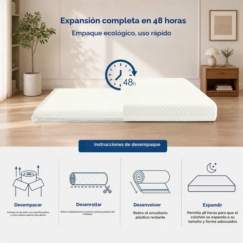 Vista 8 de SCHNAUZER HOME Colchón para cuna, colchón de espuma viscoelástica transpirable de doble cara para bebés y niños pequeños con funda extraíble
