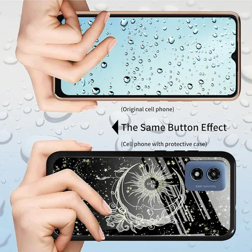 Vista 339 de Funda para Motorola Moto G Stylus 5G 2021 de vidrio templado, funda negra con diseño de mujer negra africana para mujeres y hombres, antiarañazos, a