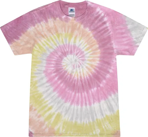 Vista 57 de Colortone Camisetas Tie Dye para Hombre y Mujer - Camisetas de manga corta unisex Tie-Dye para adultos Acadia