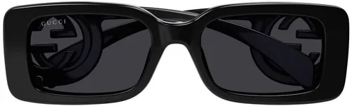 Vista 2 de Gucci Gafas de sol rectangulares estrechas Chaise Lounge para mujer