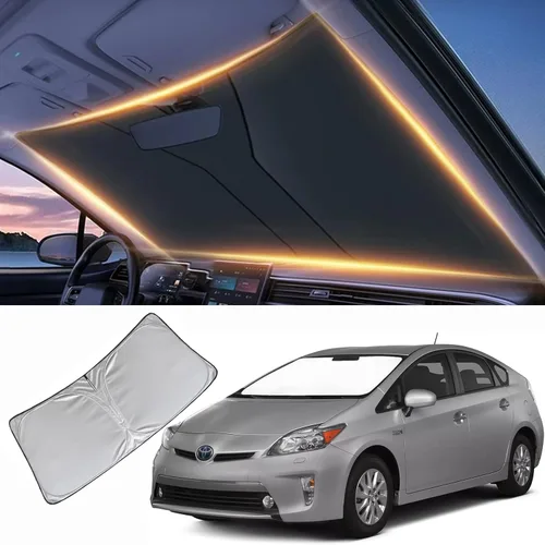 Vista 39 de Parasol para parabrisas delantero, protector de visera, accesorios para automóvil